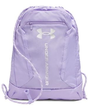 Under Armour Hustle Sackpack, - Purple