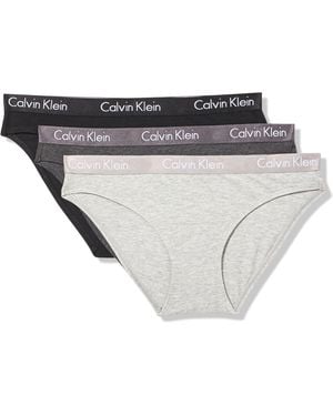 Calvin Klein Motive Cotton Multipack Bikini Panty - White