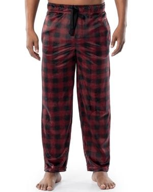 Izod Lite Touch Fleece Sleep Pajama Pant in Black for Men Lyst
