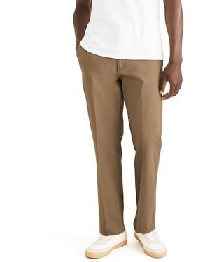 Dockers City Trouser Classic Fit Smart 360 Tech Pants - Natural