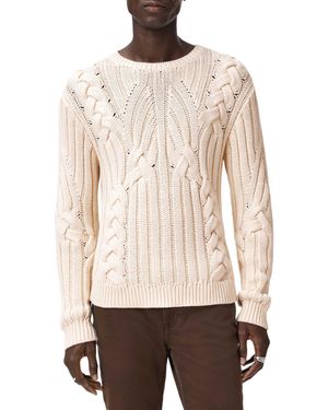 John Varvatos Dauphine Crew Egg Shell M - Natural