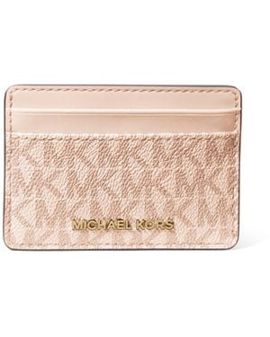 Michael Kors Jet Set Card Holder - Natural
