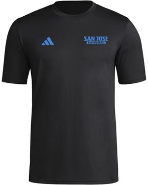 adidas Standard Local Warp Pre-game Short Sleeve T-shirt - Black