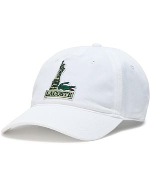 Lacoste Liberty Badge New York Cap - White
