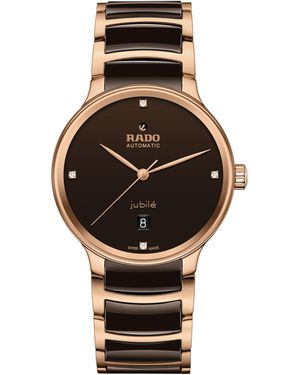 Rado Centrix--swiss Automatic Watch-stainless Steel Pvd-sapphire Crystal -39.5mm - Black