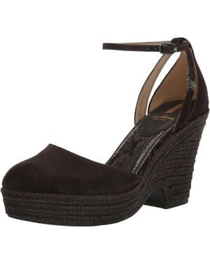 Sam Edelman Nati Espadrille Chocolate Brown 6 Medium - Black