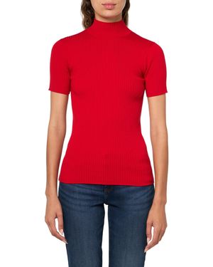 Trina Turk Armeni Mock Neck - Red