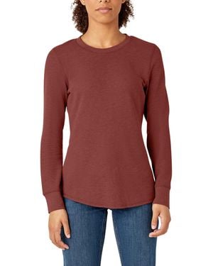 Dickies 's Long Sleeve Thermal Shirt - Red