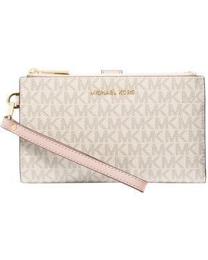 Michael Kors Jet Set Double Zip Wristlet Geldbörse mit Handgelenk - Schwarz