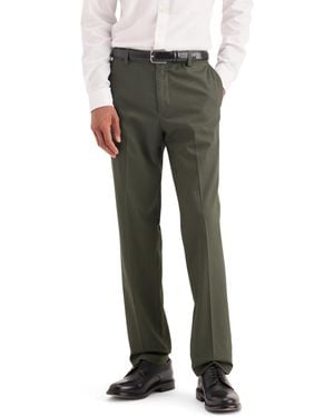 Dockers Signature Khaki Slim Fit Iron Free With Stain Defender - Gray