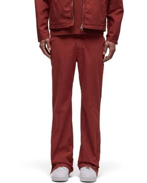 Hudson Jeans Walker Flare Leg Trouser Pant - Red