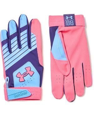 Under Armour Clean Up Baseball Gloves, - Pink