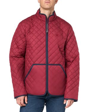 Brooks Brothers Regular Fit Diamond Quilted Liner Jacket - Red