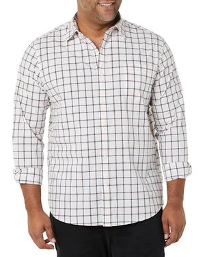 Camisa De Vestir Elástica Para Hombre - Manga Larga, Ajustada, Tallada, Marca Amazon Essentials