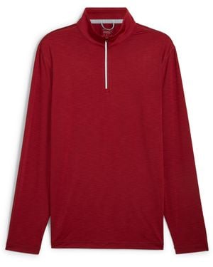 PUMA Youv 1/4 Zip - Red