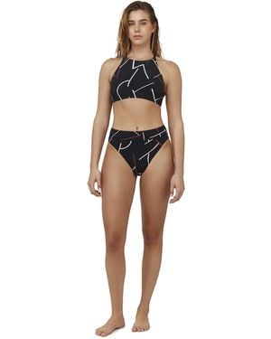 Gottex Standard Free Sport Beach High Neck Bikini Swim Top-removable Soft Cups - Multicolor