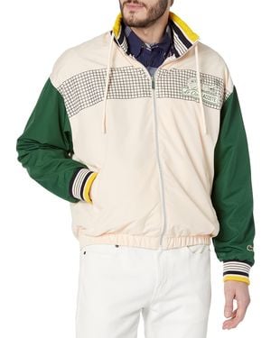 Lacoste Full Zip Varsity Bomber Jacket - Green