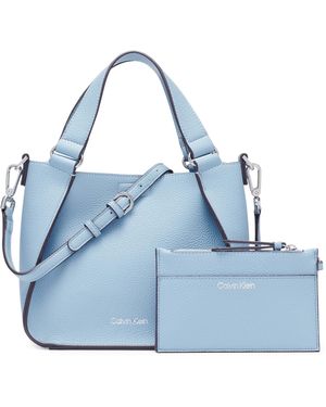 Calvin klein blue purse hotsell