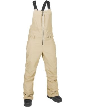 Volcom Swift Bib Overall Snowpant - Natural
