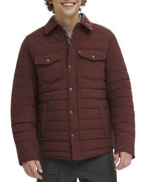 Levi's quilted shirt jacket hot sale