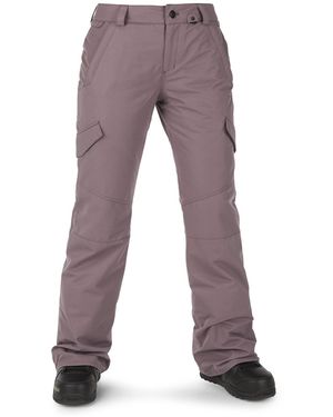 Volcom Bridger Insulated Snowboard Ski Snowpant Rosewood S Rosewood S3 - Brown