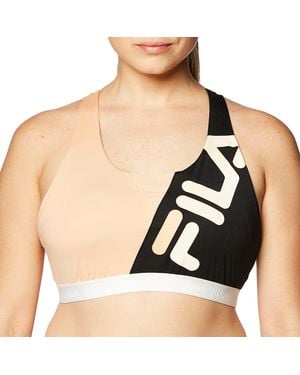Fila Color Blocked Sports Bra - Black