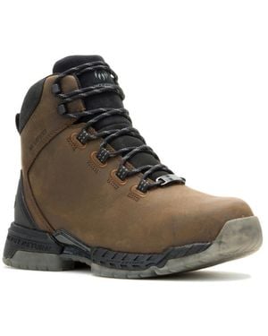 Wolverine S I-90 Rush Max 6" Work Boot Dark Coffee 9.5 Medium - Brown