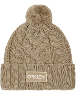 Oakley S Harper Pom Beanie - Natural
