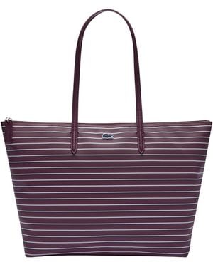 Lacoste Large Shopping Bag - Purple