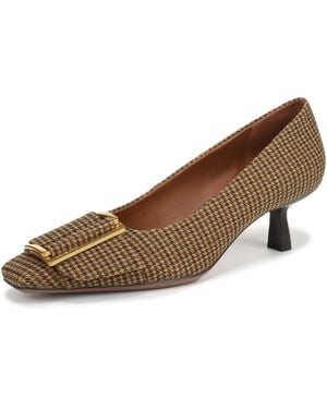 Franco Sarto Rainey Pump Mustard Brown Fabric 7 M