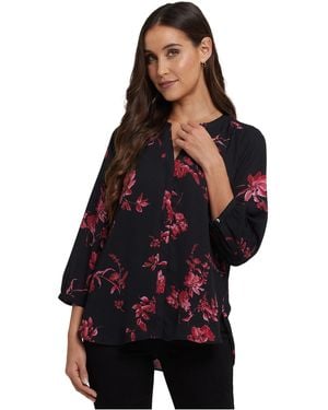 NYDJ Pintuck Blouse - Multicolor
