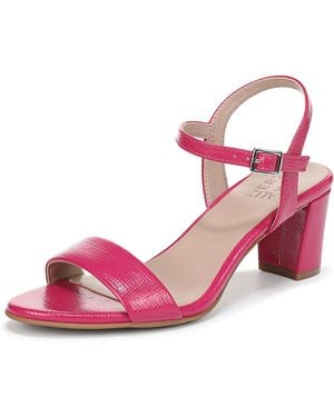 Naturalizer Bristol Heeled Sandal Aurora Hot Pink 6 M