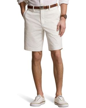 Polo Ralph Lauren Classic Fit Stretch Chino Short White 1 35 9 - Natural
