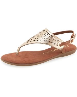 Aerosoles Iole Flat Sandal - Brown