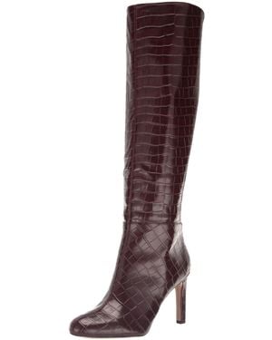 Sam Edelman Shauna Knee High Boot Port Wine 5 Medium - Purple