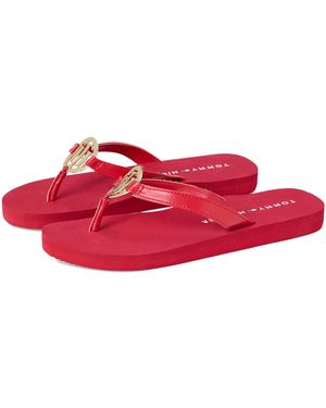Tommy Hilfiger Crelina Dress Sandals, Synthetic - Red