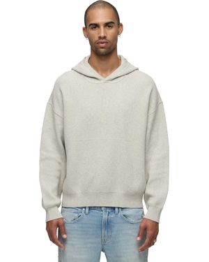 Hudson Jeans Double Knit Hoodie - Gray
