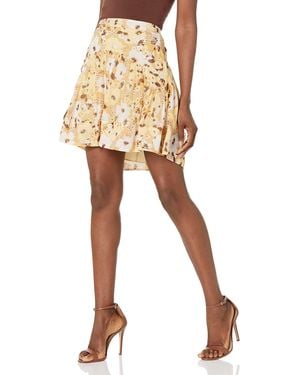 Joie S Lesly Skirt In Amber Gold Multi - Natural