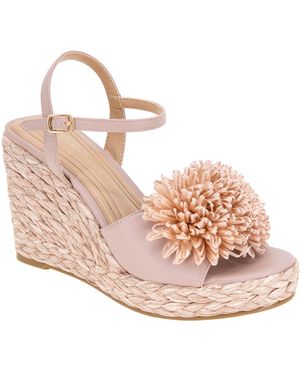 BCBGeneration Erika Espadrille Wedge Sandal - Pink