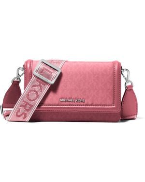 Michael Kors Jet Set Small Phone Crossbody Bag - Pink