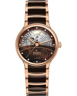 Rado Centrix-s-swiss Automatic Watch-stainless Steel Pvd-sapphire Crystal -35mm - Metallic