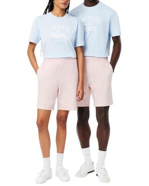 Lacoste Regular Fit Non-brushed Fleece Shorts - Blue