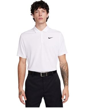 Nike , , Core Dri-fit Golf Polo, White/black, Xl