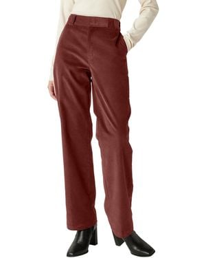 Dickies Halleyville Corduroy Wide Leg Pant Fired Brick