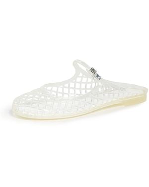 Tory Burch Mellow Mary Jane Jelly Flats - White