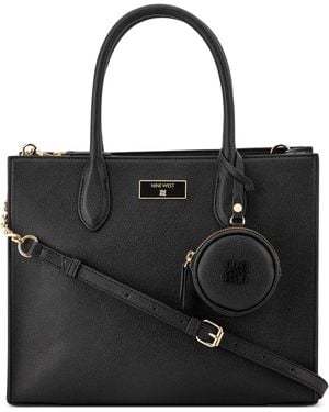 Nine West Magdalina Shopper mit 3 Fächern - Schwarz
