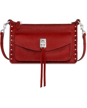 Rebecca Minkoff Darren Mini Top Zip Xbody - Red