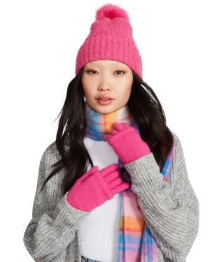 Steve Madden Knit Gloves - Pink