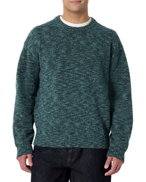 Amazon Essentials (demi's Pick) Relaxed-fit Multi-color Heavyweight Crewneck Pullover Sweater - Green