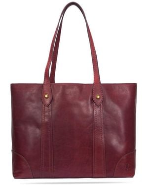 Frye Melissa Shopper Hobo Handbags, Leather - Red